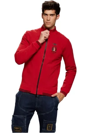 Aeronautica Militare Heren, Sweatshirts & Hoodies, Rood, Maat: XL Katoen