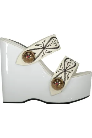 Emilio Pucci Dames, Schoenen, Wit, Maat: 36 EU Leer
