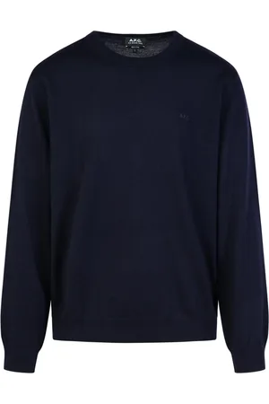 A.P.C. Heren, Truien, Blauw, Maat: M Wol
