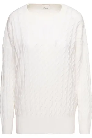 Allude Dames, Truien, Wit, Maat: S Kasjmier