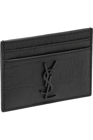Saint Laurent Heren, Accessoires, Zwart, Maat: ONE Size Leer