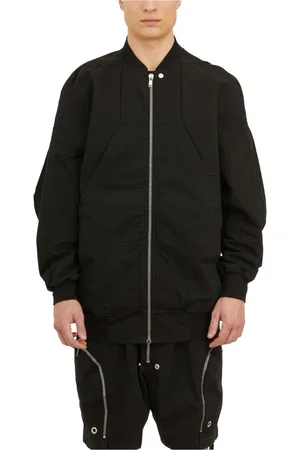 Rick Owens Heren, Jassen, Zwart, Maat: M Katoen