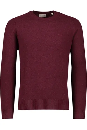 GANT Heren, Truien, Rood, Maat: XL Katoen
