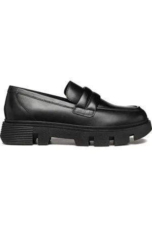 Geox Dames, Schoenen, Zwart, Maat: 36 EU Leer