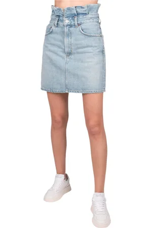 AGOLDE Dames, Rokken, Blauw, Maat: W25 Denim