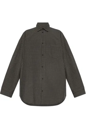 Balenciaga Heren, Overhemden, Zwart, Maat: XS Katoen