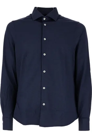 CRUNA Heren, Overhemden, Blauw, Maat: L