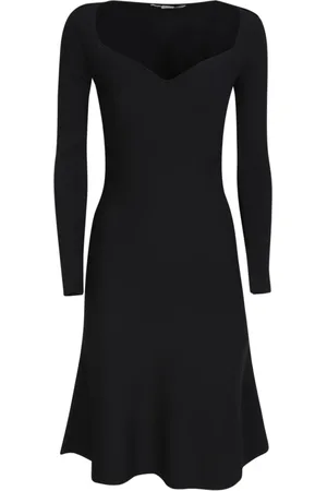 Stella McCartney Dames, Jurken, Zwart, Maat: S Viscose