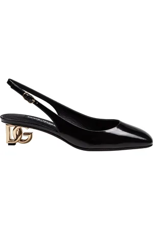 Dolce & Gabbana Dames, Schoenen, Zwart, Maat: 38 EU Leer