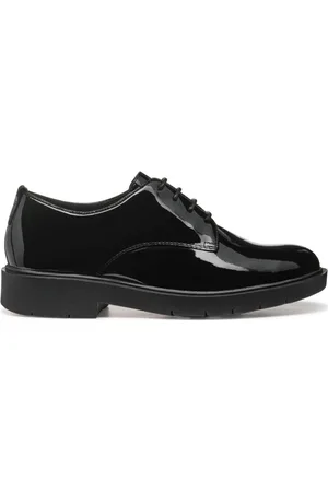 Geox Dames, Schoenen, Zwart, Maat: 39 EU Leer