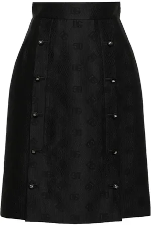 Dolce & Gabbana Dames, Rokken, Zwart, Maat: L