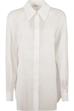 Alberta Ferretti Dames, Blouses & Shirts, Wit, Maat: S