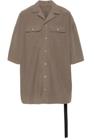 Rick Owens Heren, Overhemden, Bruin, Maat: L