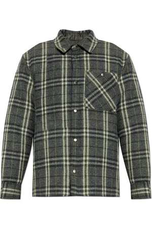 Burberry Heren, Jassen, Grijs, Maat: XL Wol