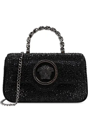 VERSACE Dames, Tassen, Zwart, Maat: ONE Size Zijde