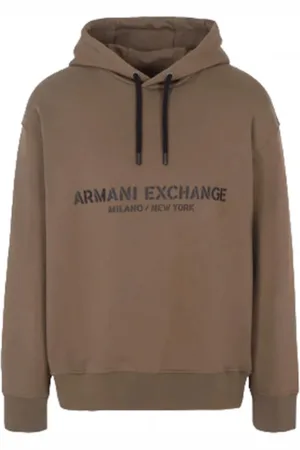 Armani Exchange Heren, Sweatshirts & Hoodies, Groen, Maat: XS Katoen