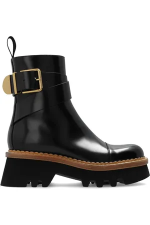 Chloé Dames, Schoenen, Zwart, Maat: 37 1/2 EU Leer