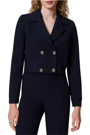Twin-Set Dames, Jassen, Blauw, Maat: XS