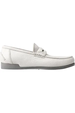 Dolce & Gabbana Heren, Schoenen, Grijs, Maat: 42 1/2 EU Leer