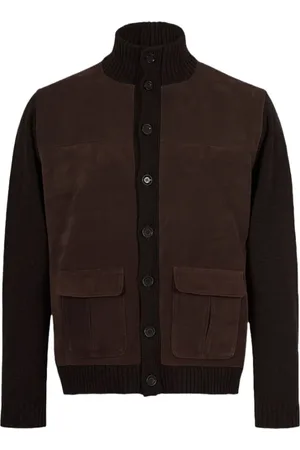Daniele Fiesoli Heren, Truien, Bruin, Maat: 3XL Suède