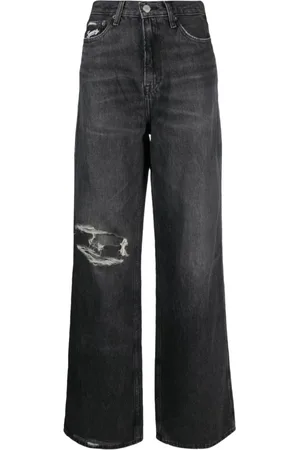 Tommy Hilfiger Dames, Jeans, Zwart, Maat: W30 Denim