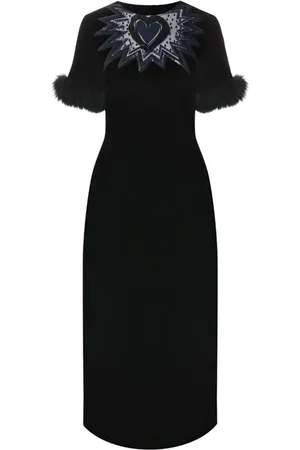 Fendi Dames, Jurken, Zwart, Maat: XS Taf