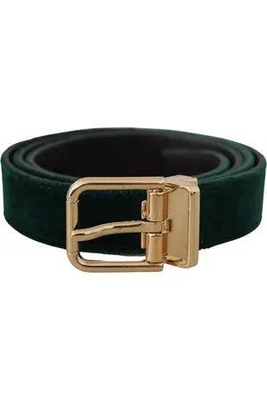 Dolce & Gabbana Dames, Accessoires, Groen, Maat: 85 CM Velours