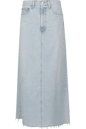 AGOLDE Dames, Rokken, Blauw, Maat: W25 Denim