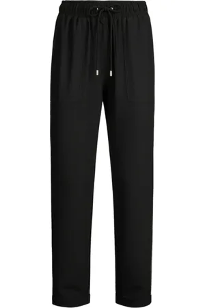 Liu Jo Dames, Broeken, Zwart, Maat: L Fleece