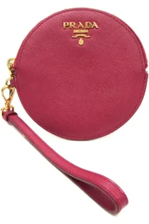 Prada Dames, Pre-owned, Roze, Maat: ONE Size Leer