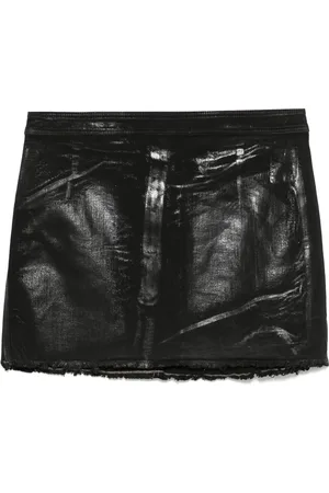 Rick Owens Dames, Rokken, Zwart, Maat: S Katoen