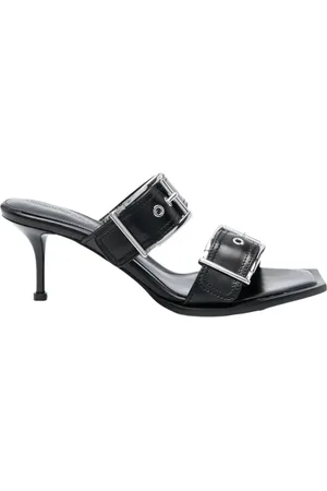 Alexander McQueen Dames, Schoenen, Zwart, Maat: 36 EU Leer