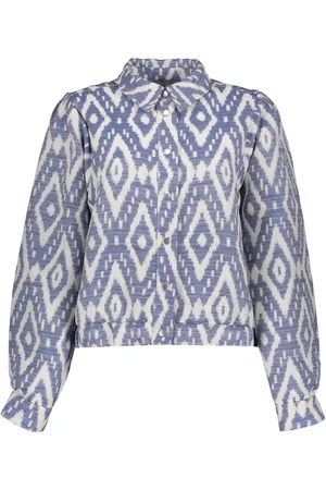 Geisha Dames, Jassen, Blauw, Maat: M