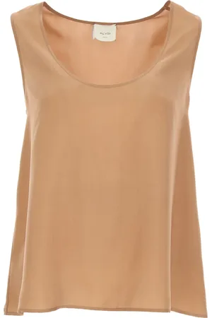 ALYSI Dames, Tops, Bruin, Maat: M