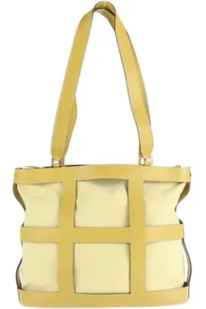 Salvatore Ferragamo Dames, Pre-owned, Geel, Maat: ONE Size