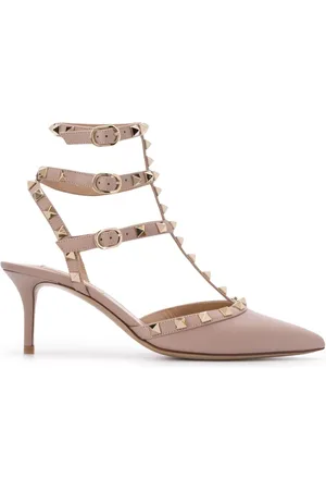 VALENTINO GARAVANI Dames, Schoenen, Roze, Maat: 37 1/2 EU Leer