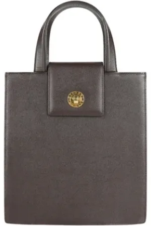 Bvlgari Dames, Pre-owned, Bruin, Maat: ONE Size Leer