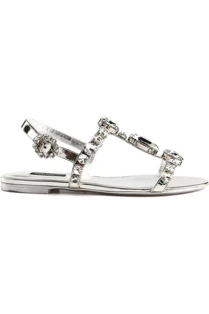 Dolce & Gabbana Dames, Schoenen, Grijs, Maat: 37 EU