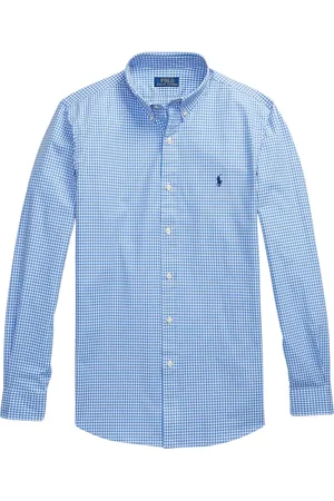 Ralph Lauren Heren, Overhemden, Blauw, Maat: S Katoen