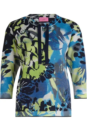 Betty Barclay Dames, Truien, Blauw, Maat: 2XL