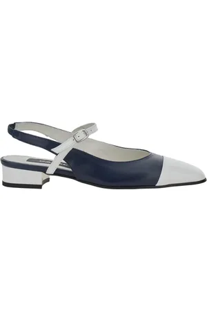 Carel Dames, Schoenen, Blauw, Maat: 38 EU Leer