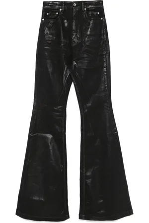 Rick Owens Dames, Broeken, Zwart, Maat: W28 Katoen