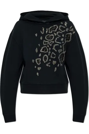 AllSaints Dames, Sweatshirts & Hoodies, Zwart, Maat: M Katoen