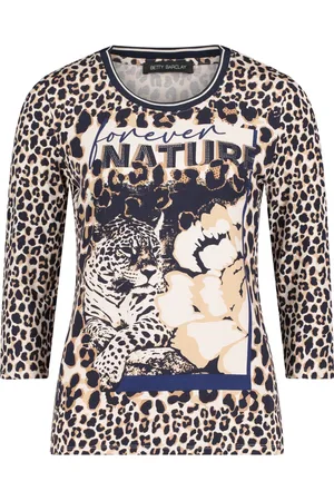 Betty Barclay Dames, Tops, Veelkleurig, Maat: 3XL Leer