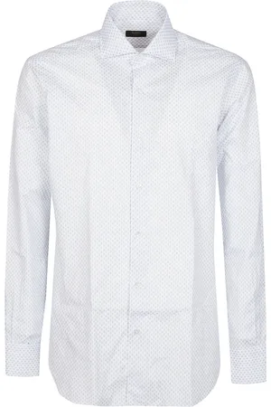 BARBA Heren, Overhemden, Wit, Maat: 2XL Katoen