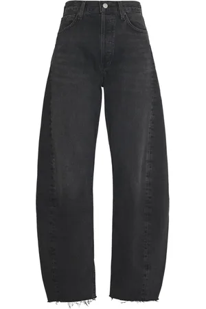 AGOLDE Dames, Jeans, Zwart, Maat: W25 Katoen