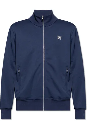Palm Angels Heren, Sweatshirts & Hoodies, Blauw, Maat: XS