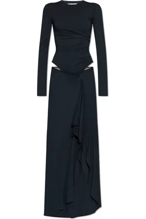 The Attico Dames, Jurken, Zwart, Maat: XS Kasjmier