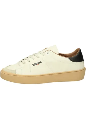 Blauer Heren, Schoenen, Wit, Maat: 41 EU Leer