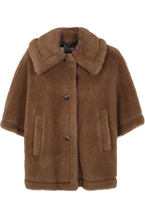 Max Mara Dames, Jassen, Bruin, Maat: S/M Poliester